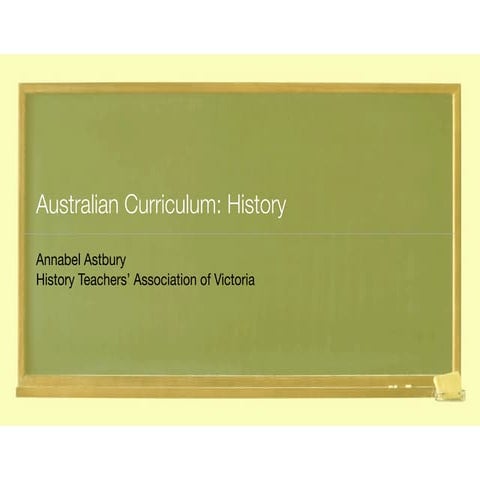 Progress Report: Australian Curriculum August 2010