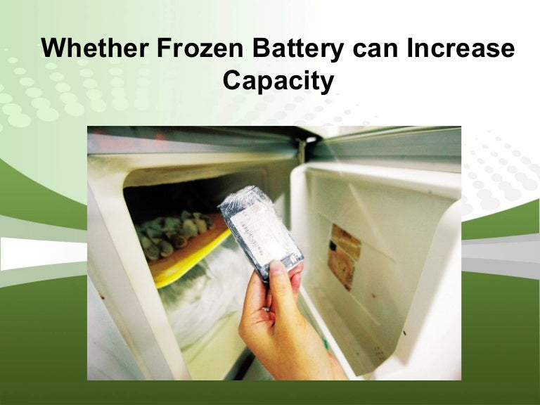 Whether frozen battery can increase capacity