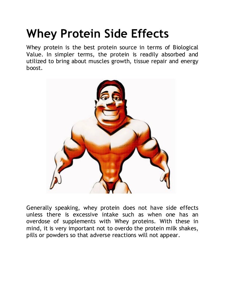 Whey protein side effects