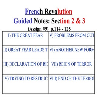 FR 9 Guided Notes