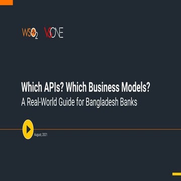 Which APIs Which Business Models - A Real-World Guide for Bangladesh Banks