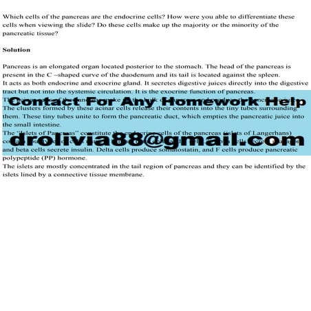 Which cells of the pancreas are the endocrine cells How were you ab.pdf