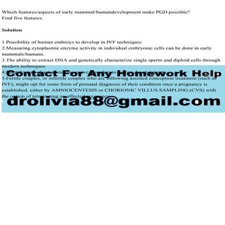 Which featuresaspects of early mammalhumandevelopment make PGD pos.pdf