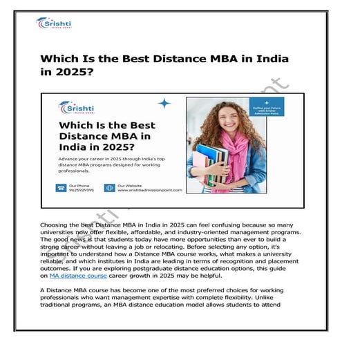 Which Is the Best Distance MBA in India in 2025.pdf