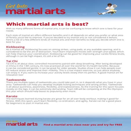 Which martial arts is best