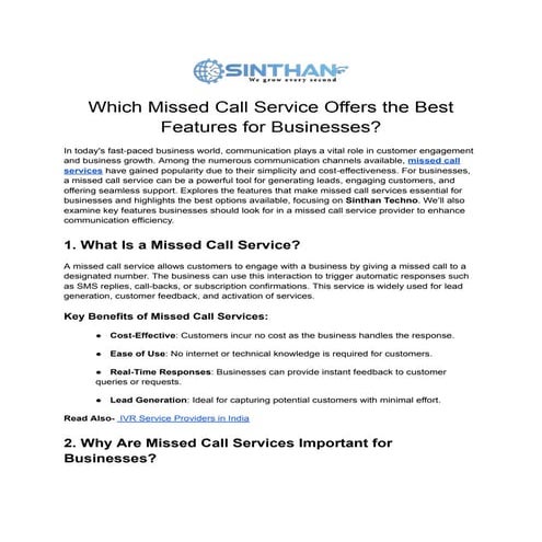 Which Missed Call Service Offers the Best Features for Businesses.pdf
