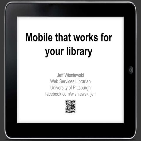 Mobile that works for your library