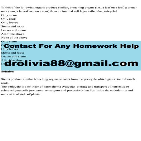 Which of the following organs produce similar, branching organs (i.e.pdf