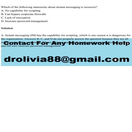 Which of the following statements about instant messaging is incorre.pdf