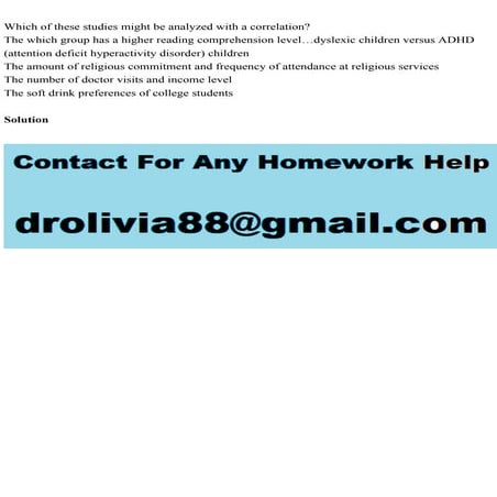 Which of these studies might be analyzed with a correlationThe wh.pdf