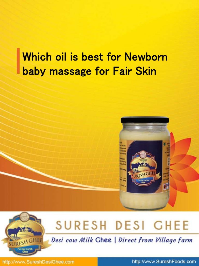 best oil for newborn baby skin
