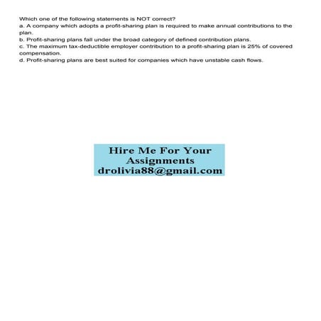 Which one of the following statements is NOT correct a A c.pdf