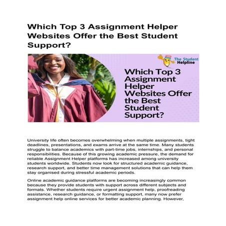 Which Top 3 Assignment Helper Platforms Offer the Best Value_.pdf