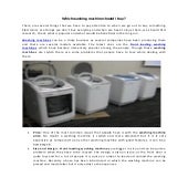 Which washing machine should