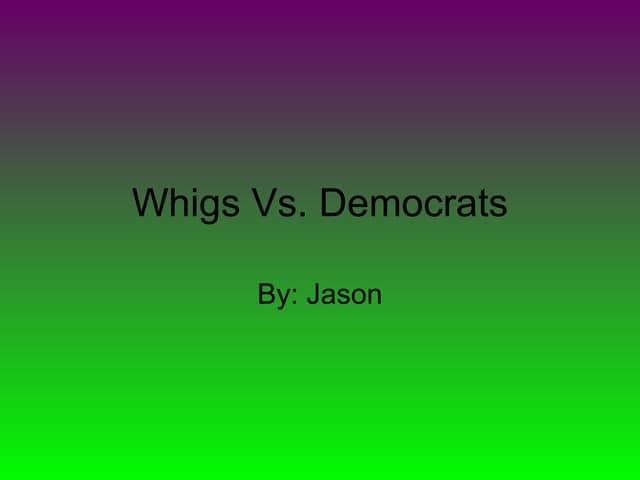 expansion and reform dana whigs vs democrats