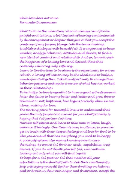 While Love Does Not Come   Fernanda Dannemann