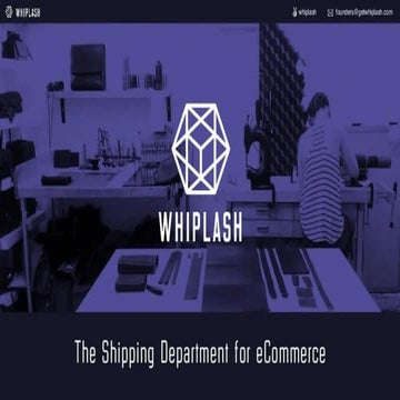 Whiplash Pitch Deck | PDF