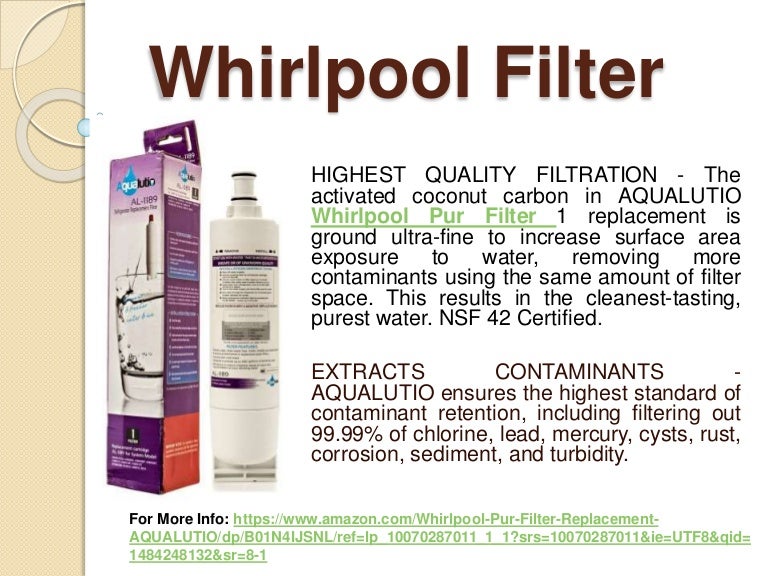 Whirlpool filter