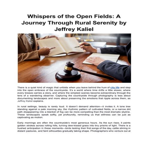 Whispers of the Open Fields_ A Journey Through Rural Serenity by Jeffrey Kali...