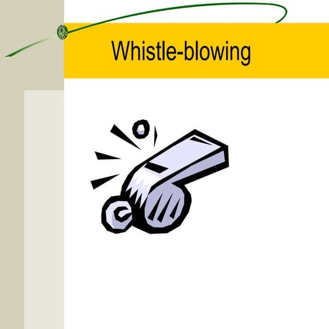 Whistleblowing