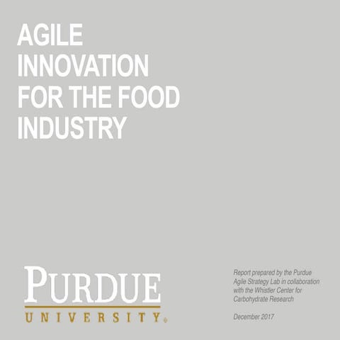 Agile Innovation in the Food Industry