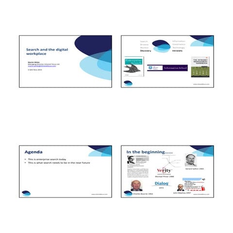 II-SDV 2014 The Digital Workplace – The death of desktop search? (Martin Whit...