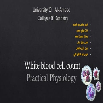 White Blood Cell count (WBC)