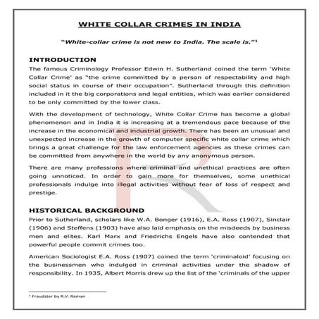 White collar-crimes-in-india