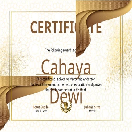 Certificate of Appreciation for Excellence in Education Awarded to ...