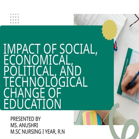 Impact of social, economical, political and technological change of education.pptx