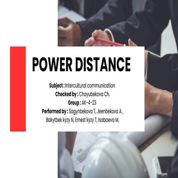 Power distance | PPTX