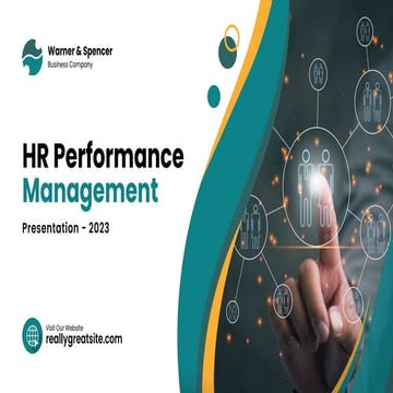 White And Teal Modern Professional HR Performance Management ...