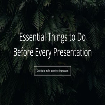 White Basic Presentation Template for any occasion
