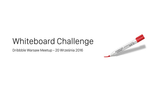 Whiteboard Challenge - Jak rekrutować UX Designera
