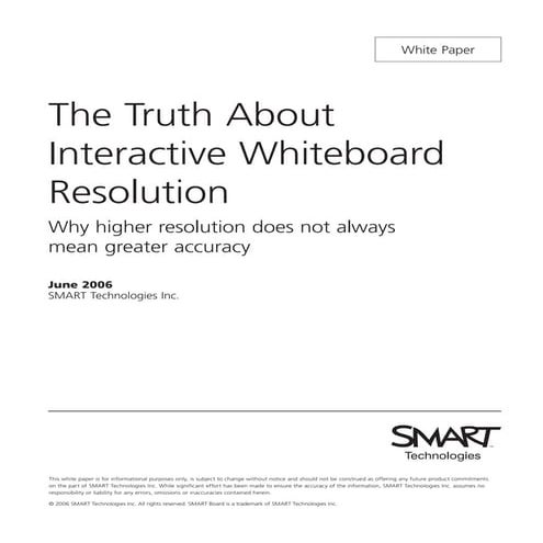 Whiteboard Resolution Whitepaper