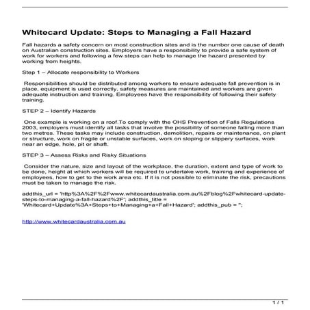 Fact Sheet - Construction | PDF