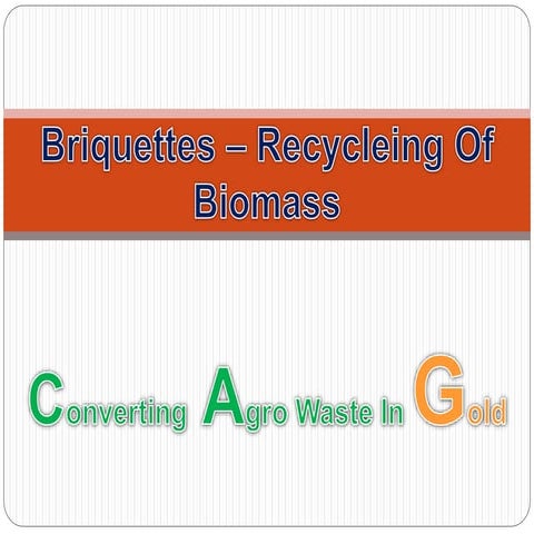 White coal briquette