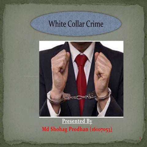 White collar crime