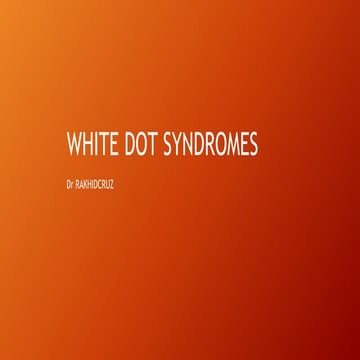 White dot syndrome