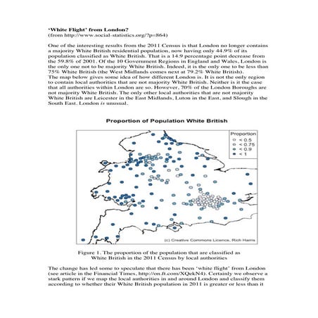 ‘White flight’ from London?
