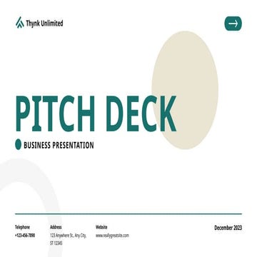 White Blue Simple Modern Business Proposal Pitch Deck Presentation ...