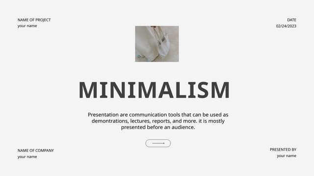 Contoh Template Untuk Presentasi Pembuatan Portofolio Pptx