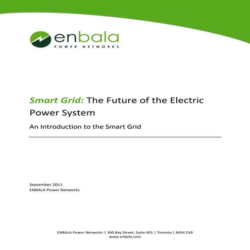 pptWhitepaper 03-smart grid-the future of the electric power system