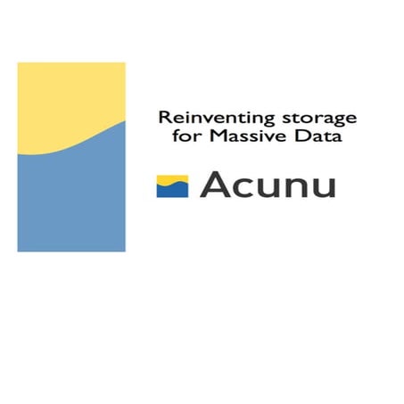 Acunu Whitepaper v1