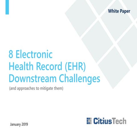 8 Electronic Health Record (EHR) Downstream Challenges