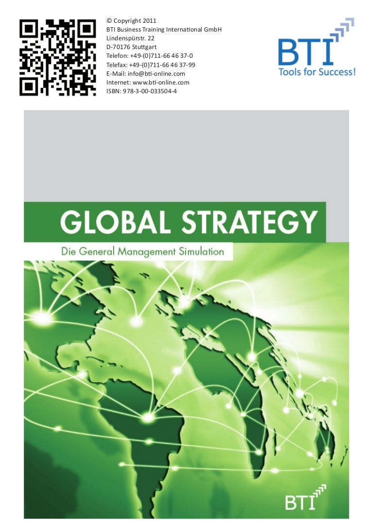 Die General Management Simulation Global Strategy