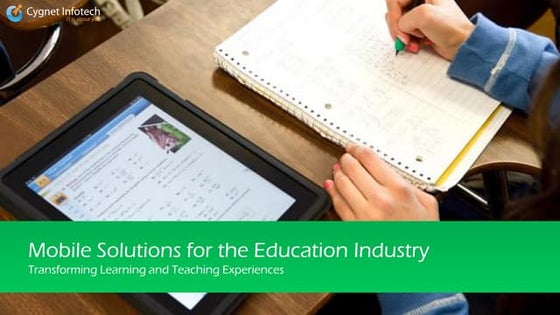 Whitepaper Mobile Solutions for the Education Industry