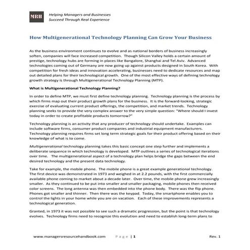 How Multigenerational Technology Planning Can Grow Your Business