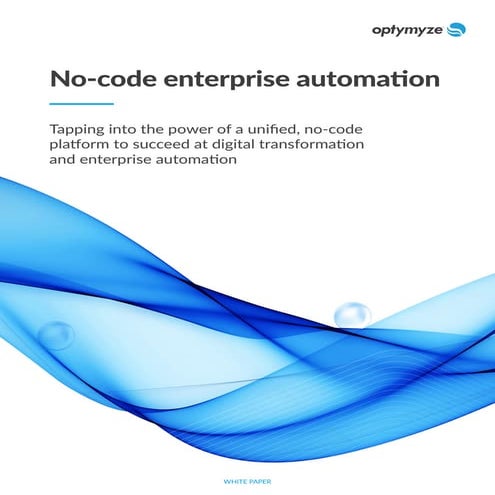 Whitepaper / No Code Enterprise Automation (2026) | PDF