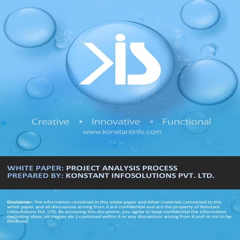 Whitepaper - Project Analysis Process at Konstant